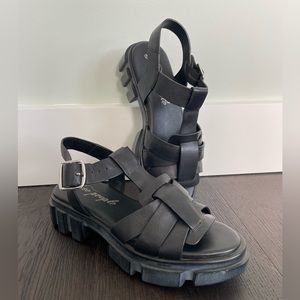 Free People Chunky Lug Sole Leather Sandal